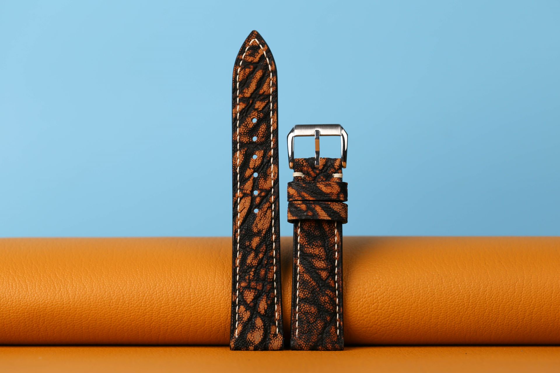 Black Brown Elephant Watch Strap (6)