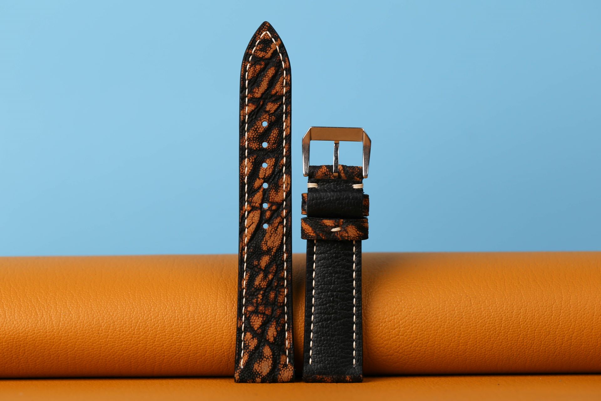 Black Brown Elephant Watch Strap (9) Black Brown Elephant Watch Strap (9)