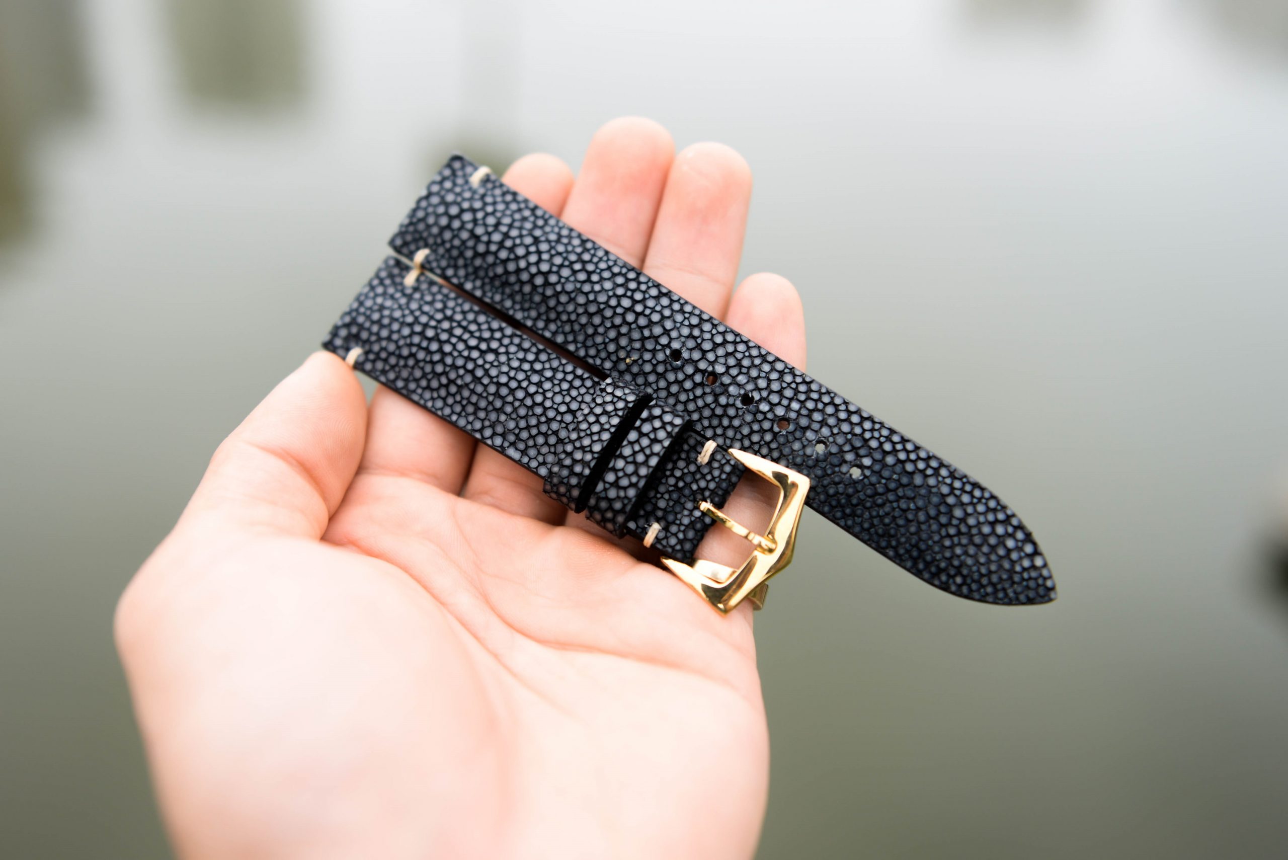 Black Stingray watch Strap (7)
