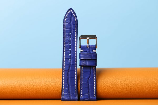 Blue Leather Watch strap For Breitling (10)