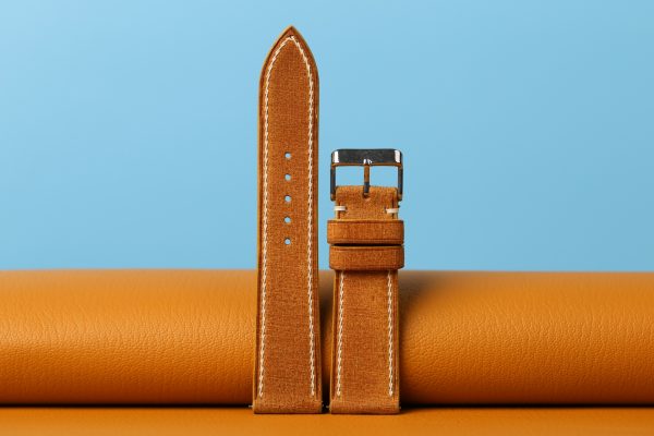 Cognac Babele Leather Watch Strap for Breitling (20)
