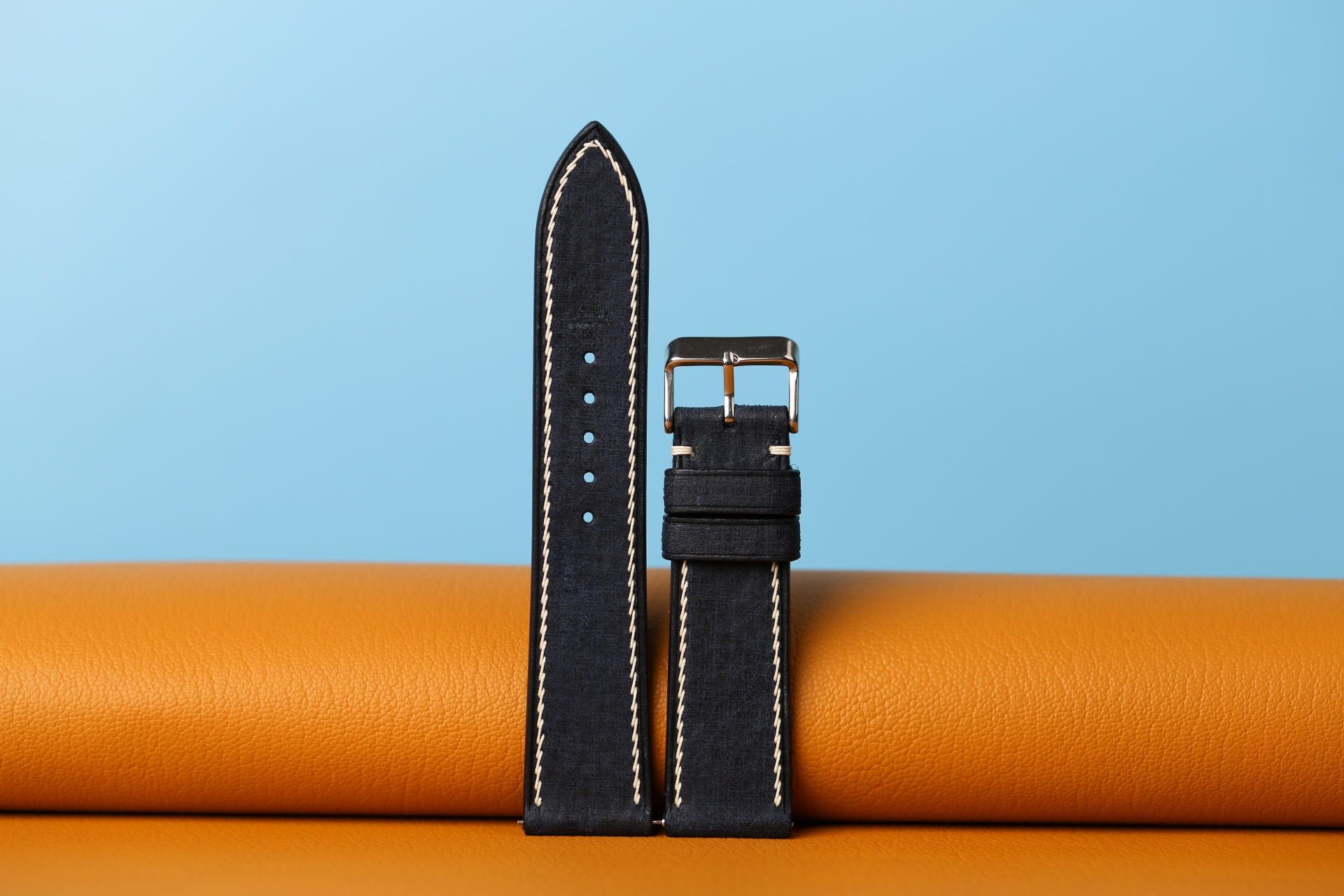 navy babele leather watch strap (2)