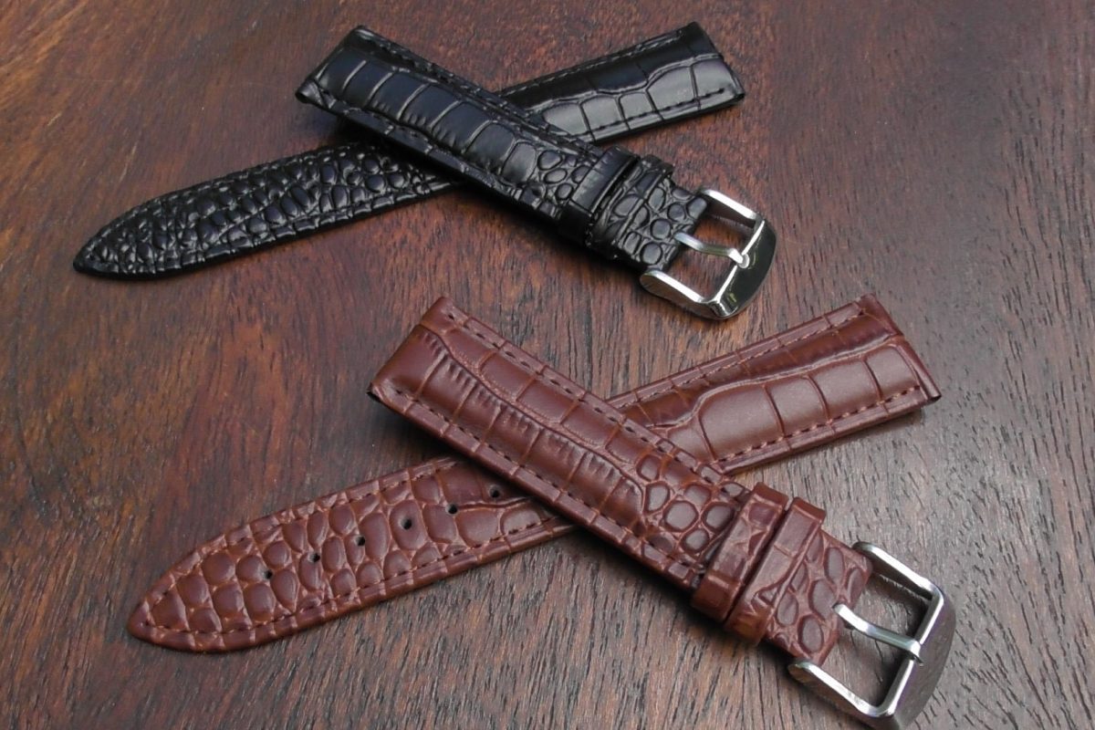 different of alligator and crocodile watch straps