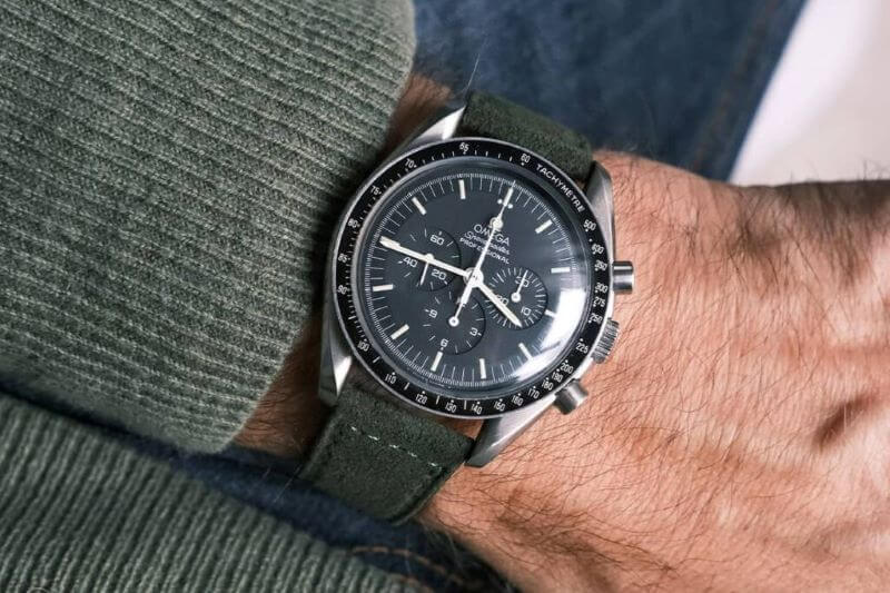 omega speedmaster leather watch straps