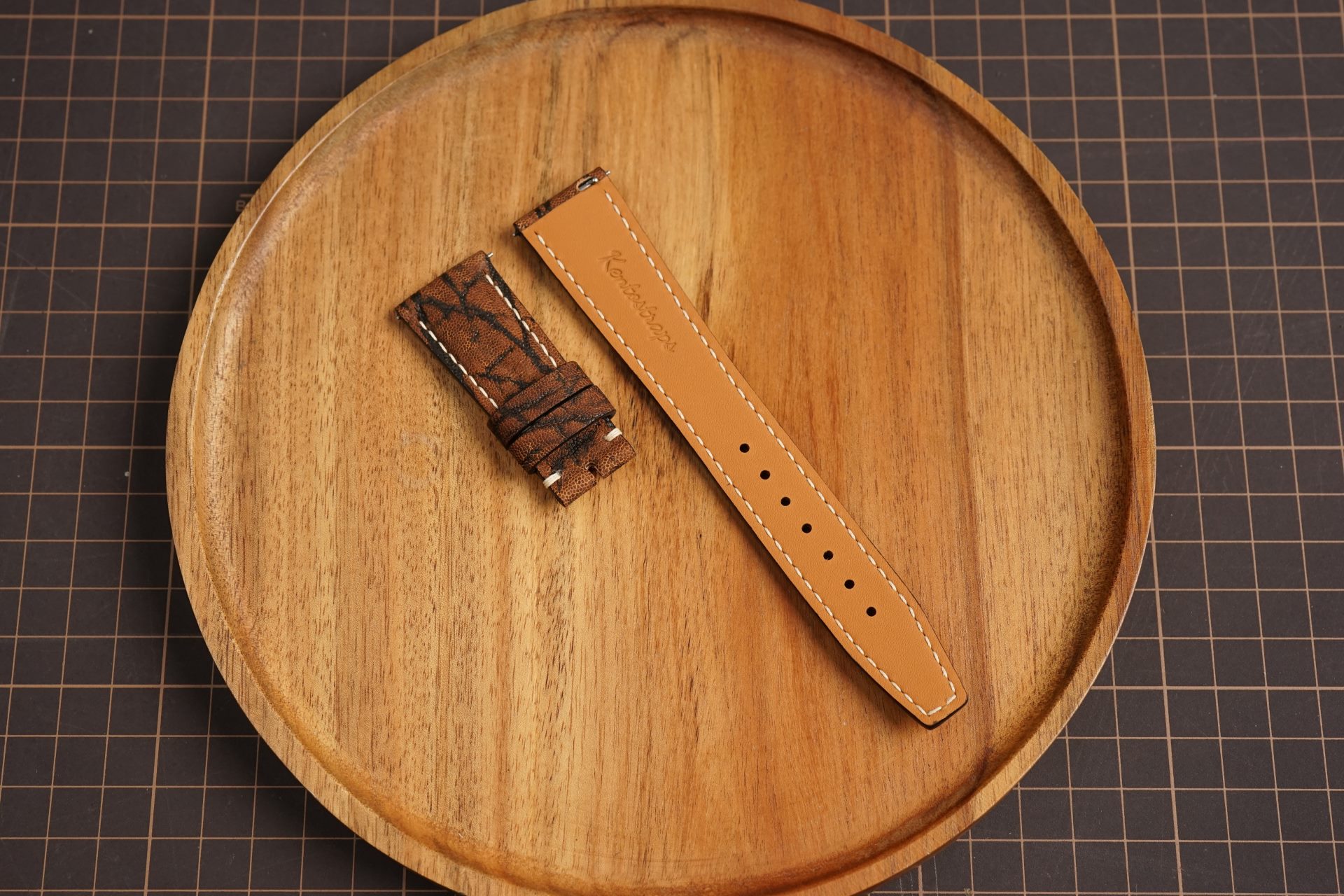 Bespoke Brown Exotic Leather Watch Strap for IWC, Custom IWC Pilot Watch Strap 18mm 19mm 20mm 21mm 22mm (10) Bespoke Brown Exotic Leather Watch Strap for IWC, Custom IWC Pilot Watch Strap 18mm 19mm 20mm 21mm 22mm