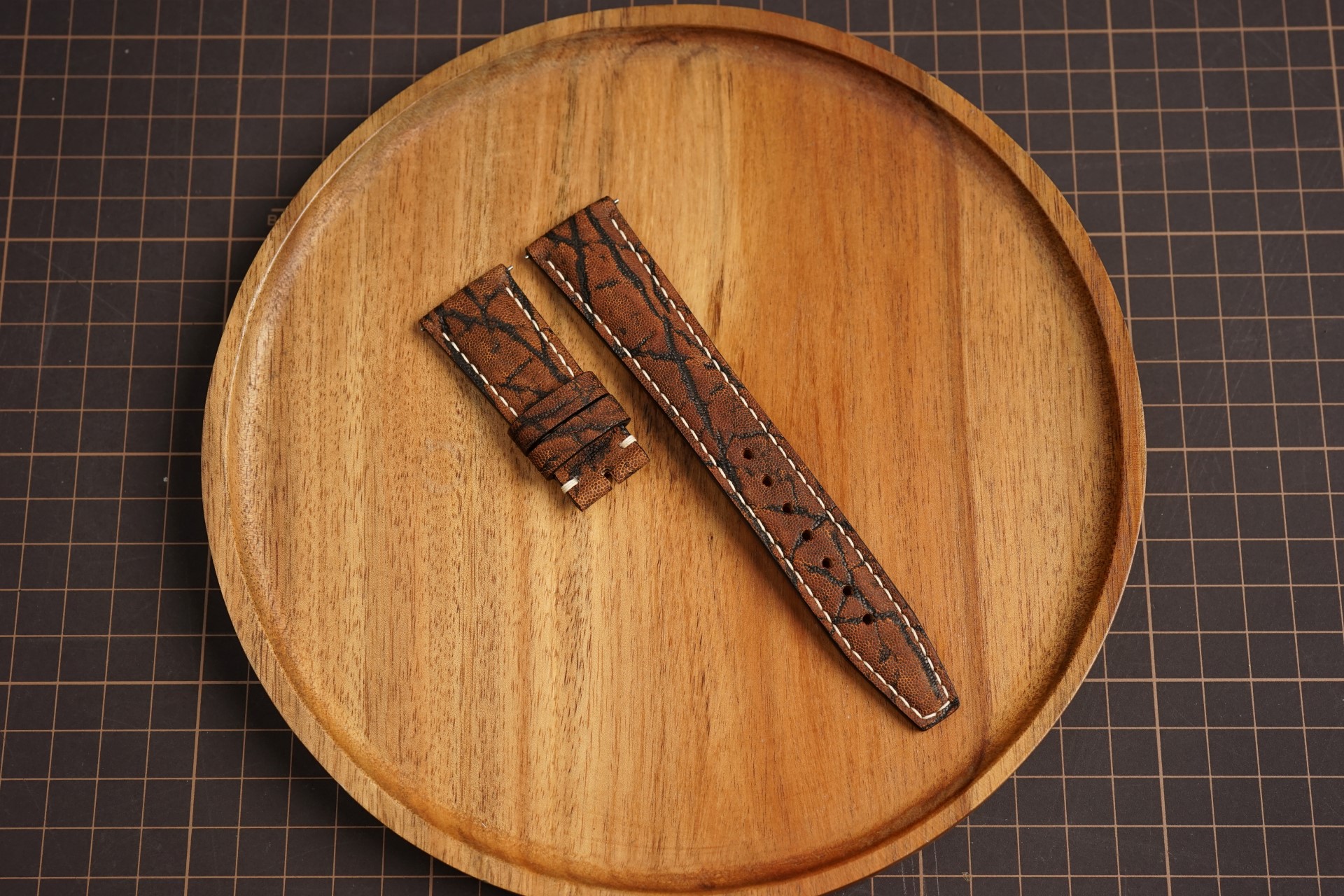 Bespoke Brown Exotic Leather Watch Strap for IWC, Custom IWC Pilot Watch Strap 18mm 19mm 20mm 21mm 22mm (9) Bespoke Brown Exotic Leather Watch Strap for IWC, Custom IWC Pilot Watch Strap 18mm 19mm 20mm 21mm 22mm