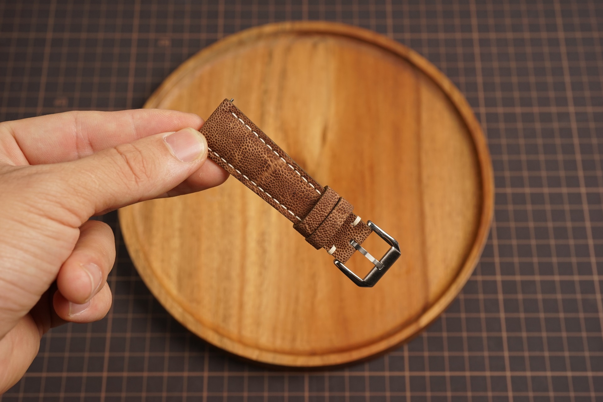 Bespoke Brown Exotic Leather Watch Strap for Patek Phillip 18mm 19mm 20mm 21mm 22mm (7) Bespoke Brown Exotic Leather Watch Strap for Patek Phillip 18mm 19mm 20mm 21mm 22mm