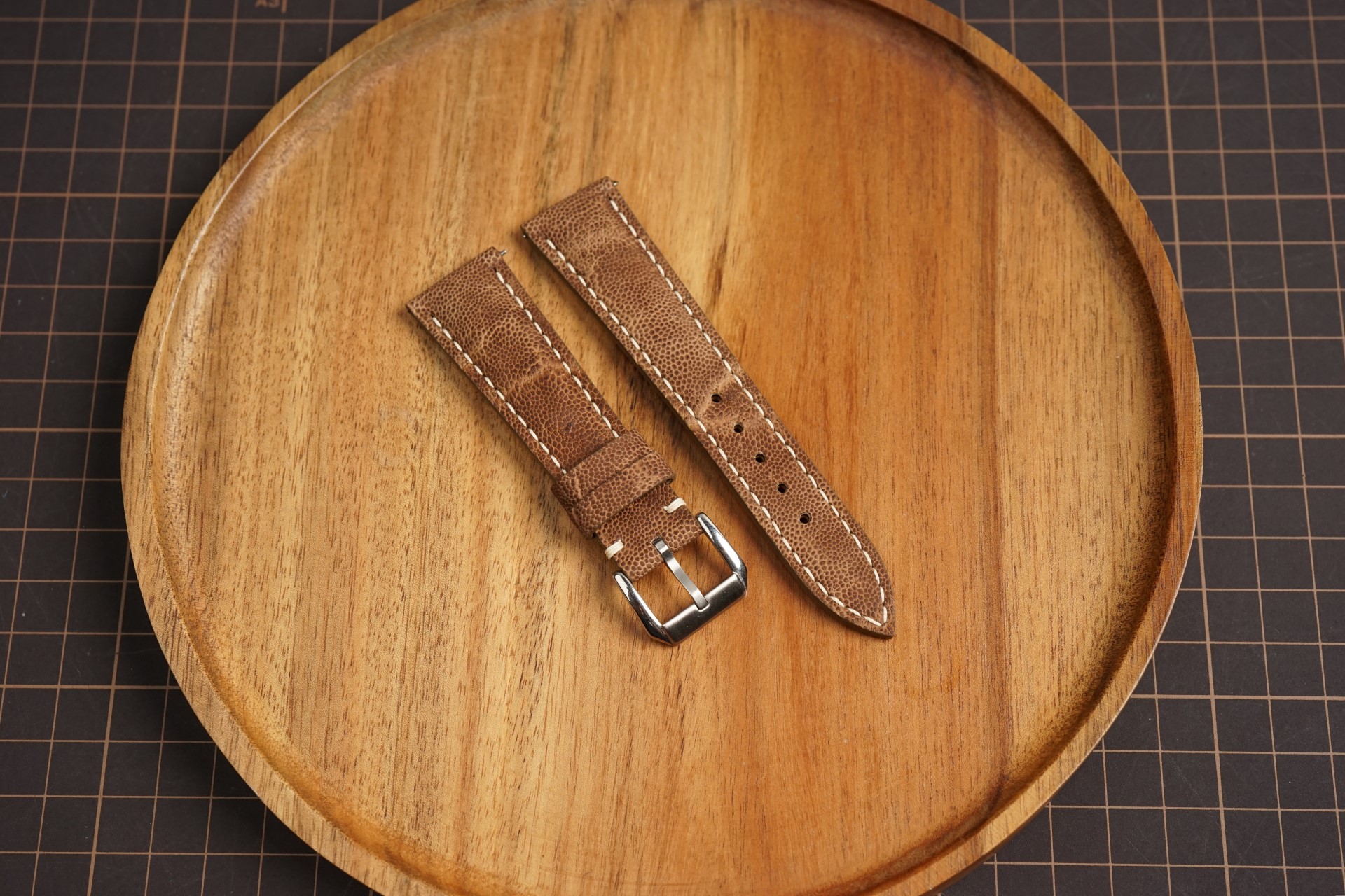 Bespoke Brown Exotic Leather Watch Strap for Patek Phillip 18mm 19mm 20mm 21mm 22mm (9) Bespoke Brown Exotic Leather Watch Strap for Patek Phillip 18mm 19mm 20mm 21mm 22mm